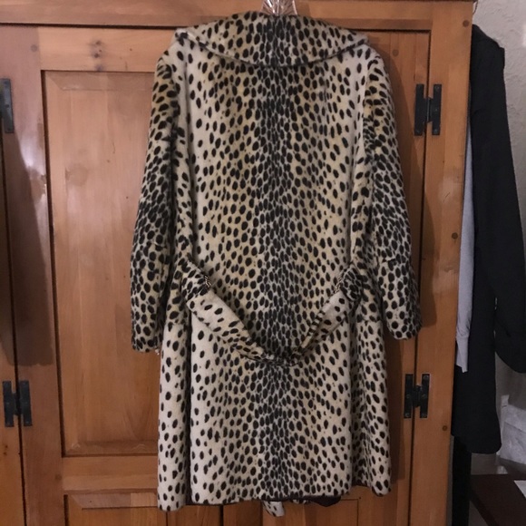 Late 50’s Early 60’s Vintage Leopard Coat EUC - Picture 3 of 16